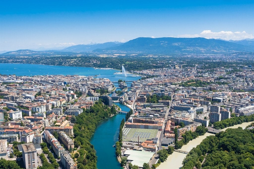 tgv lyria geneva see from the sky