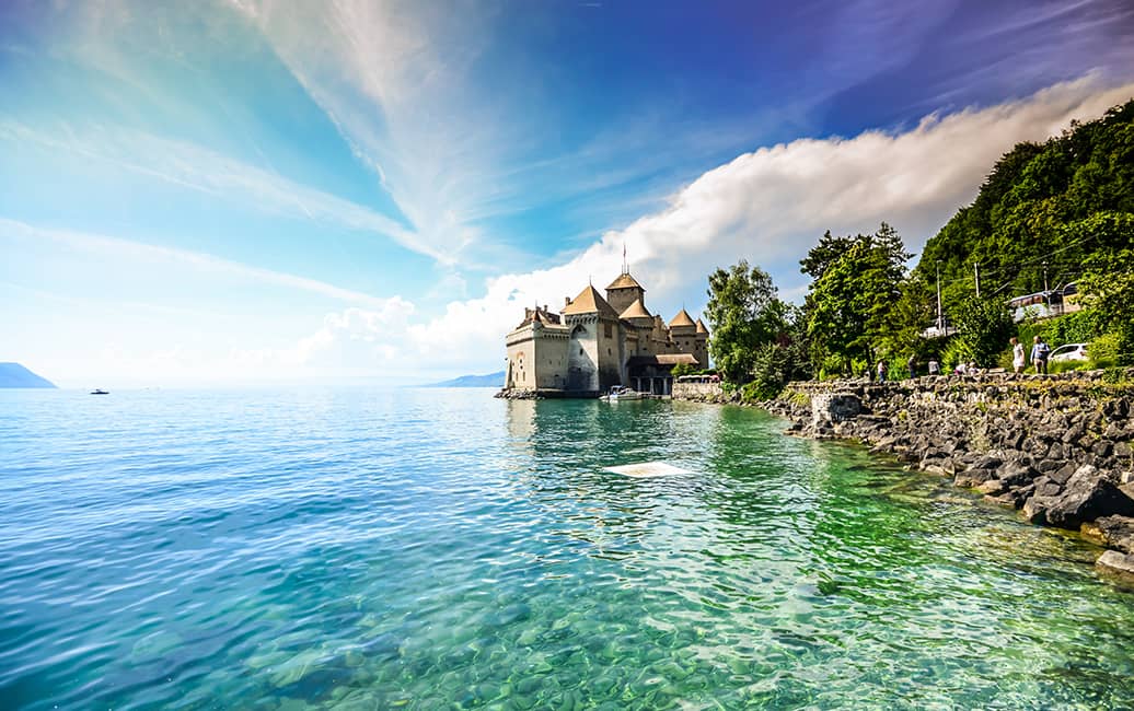 TGV Lyria - Chillon castle at Montreux with Combined Offers