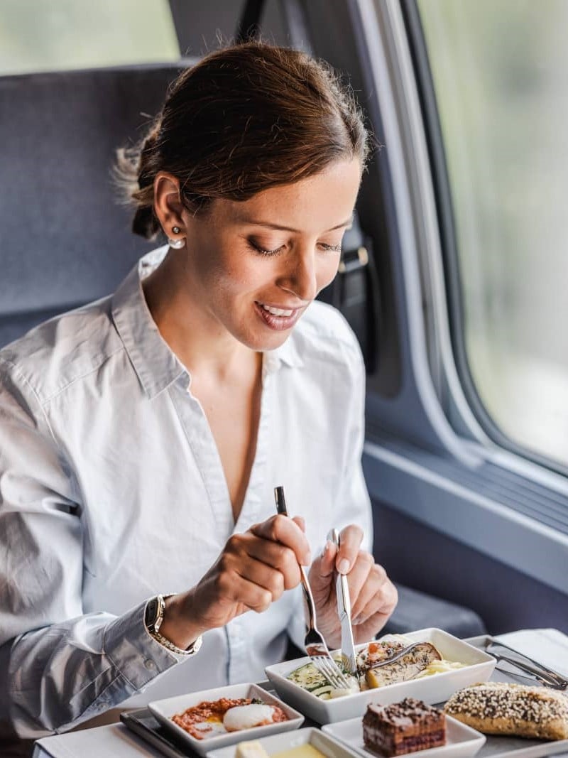 tgv lyria pro business meal menu la table