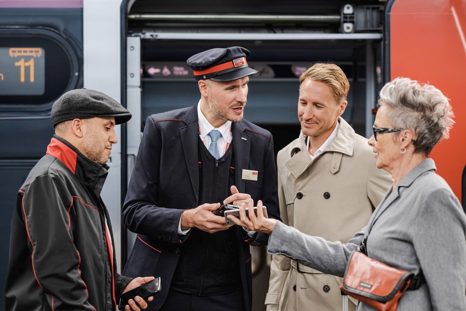 tgv lyria train manager welcoming