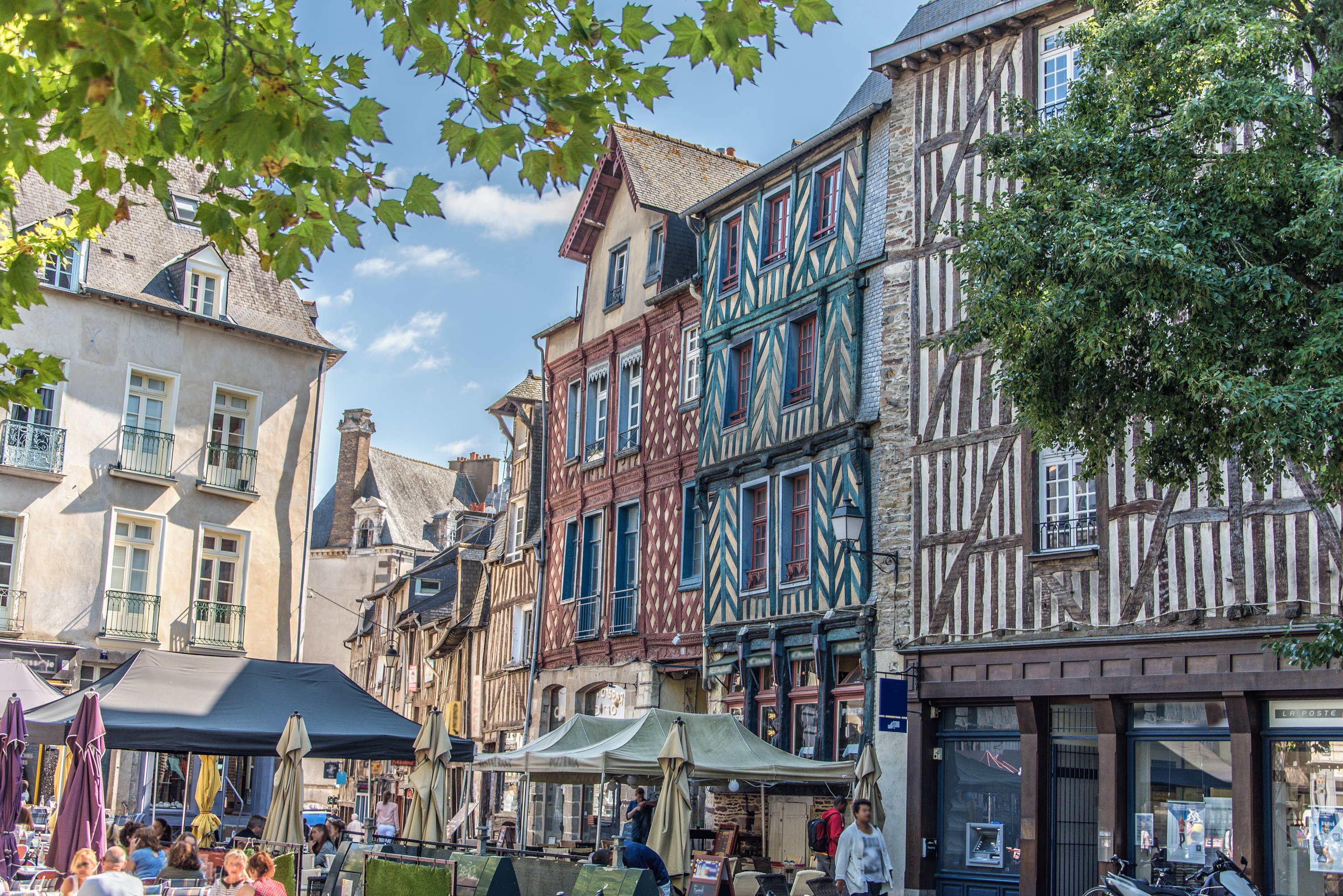 Vieille ville à Rennes