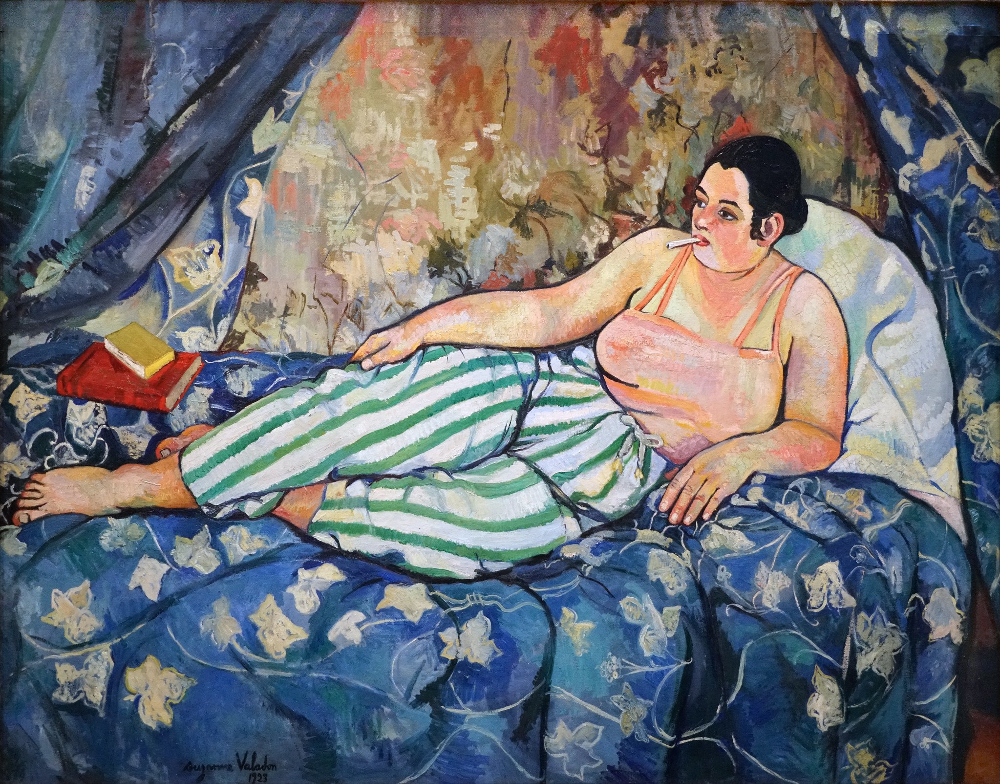 "La chambre bleue" de Suzanne Valadon