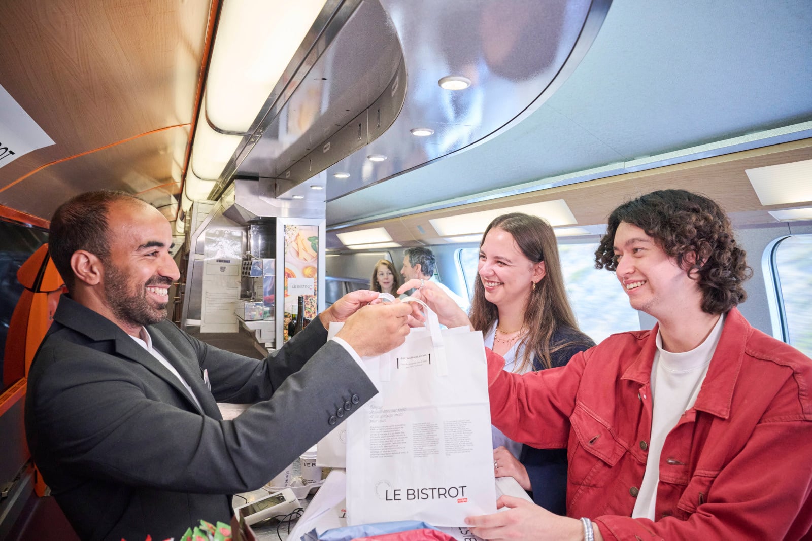 Barista en voiture bar restauration Le Bistrot
