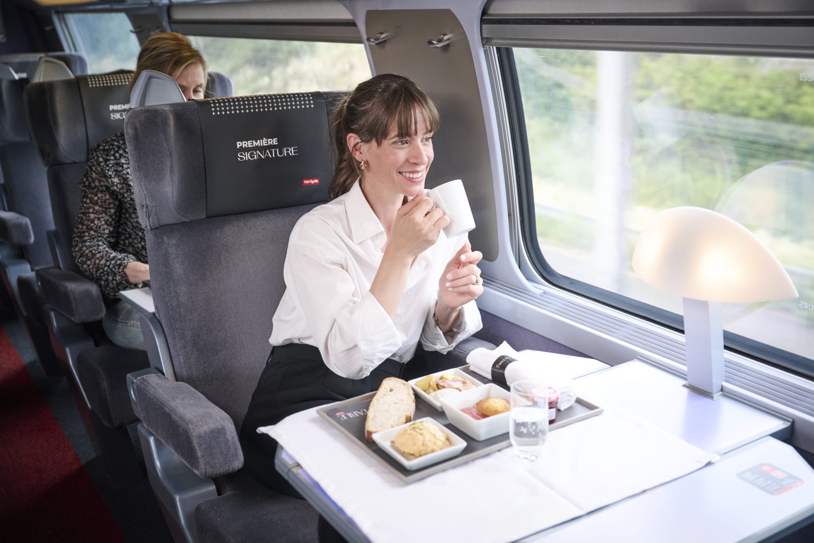 Un pro en Première Signature et son repas menu La Table