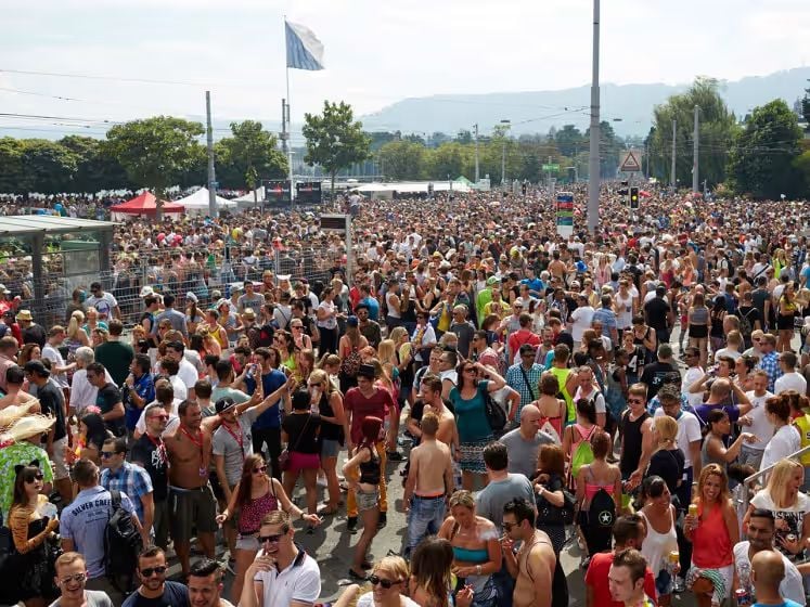 Street Parade in Zurich