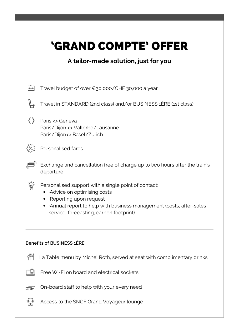 tgv lyria grand compte offer business solution