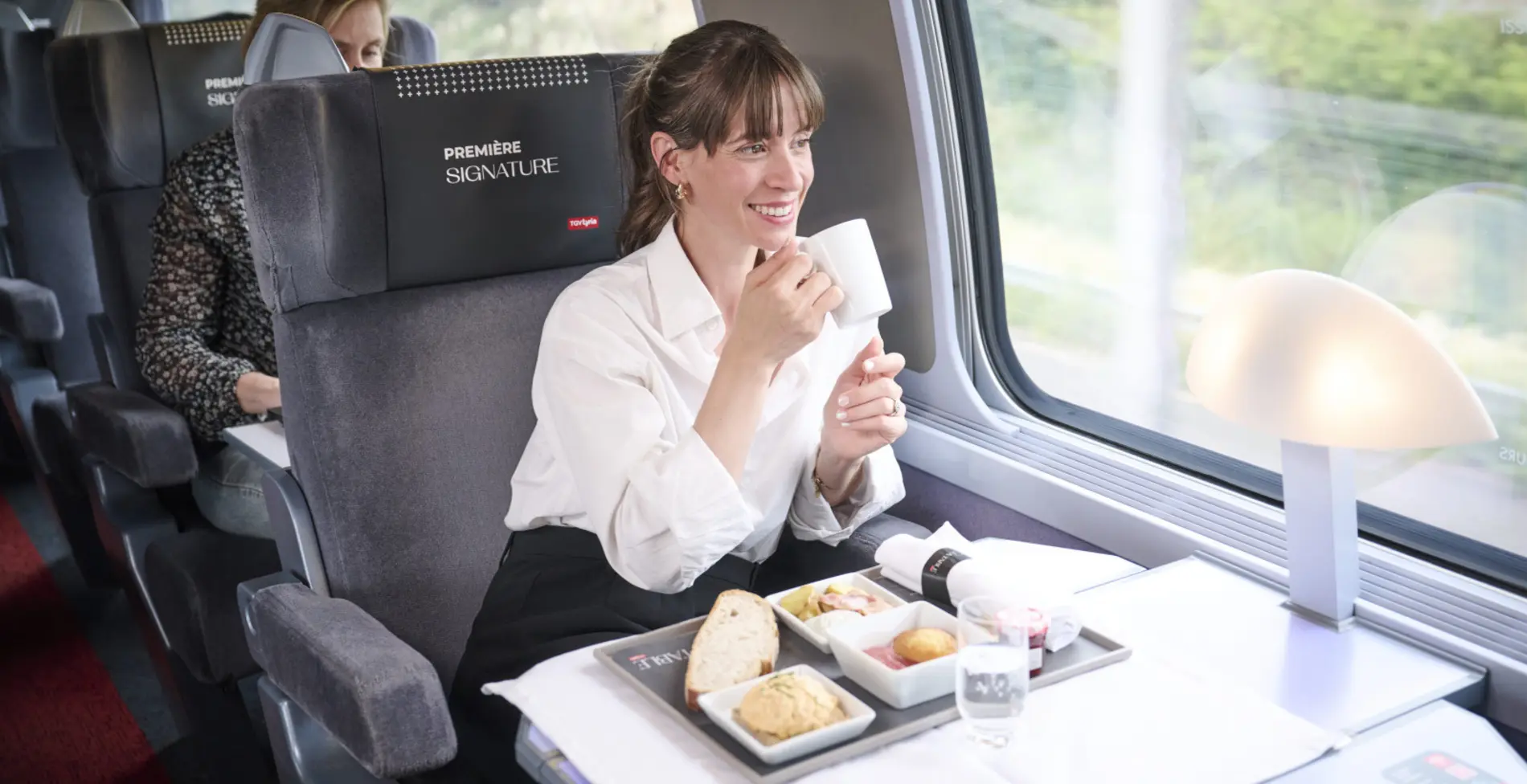 Un pro en Première Signature et son repas menu La Table