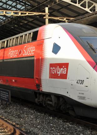 TGV Lyria - train at station