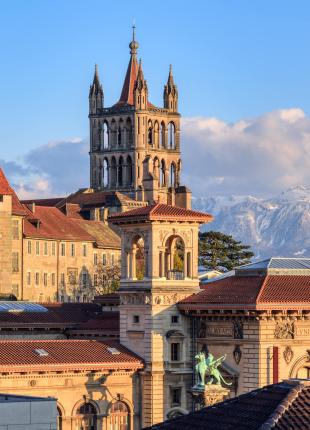 tgv lyria lausanne landscape