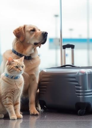 tgv lyria train animals cat and dog
