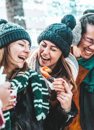 tgv lyria street food in winter