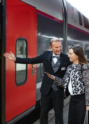 tgv lyria Première Signature welcoming 