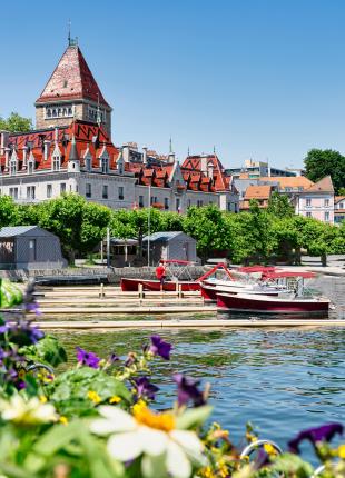 tgv lyria view lausanne lake