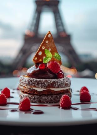 tgv lyria paris eiffel tower food and wine
