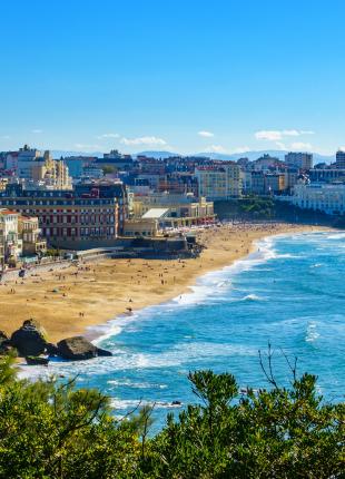 Plage à Biarritz
