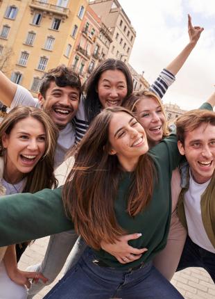 Groupe touristes