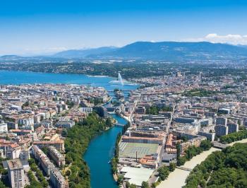 tgv lyria geneva see from the sky