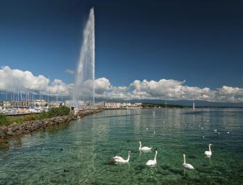 tgv lyria water jet geneva lake