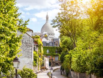 TGV Lyria - Paris Montmartre and the Sacre Coeur church