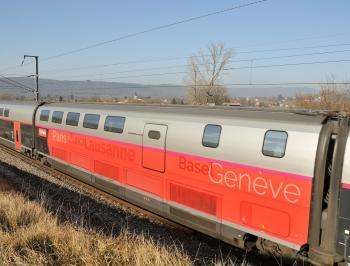 voiture d'un train TGV Lyria