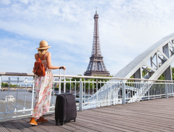 tgv lyria eiffel tower paris summer