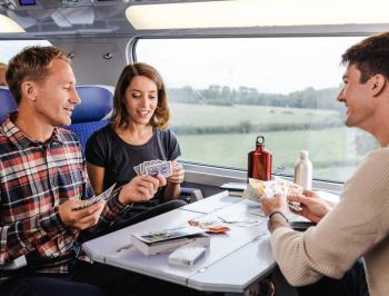 tgv lyria friends travelling in family square playing cards