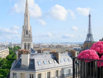 tgv lyria hotel george v paris view