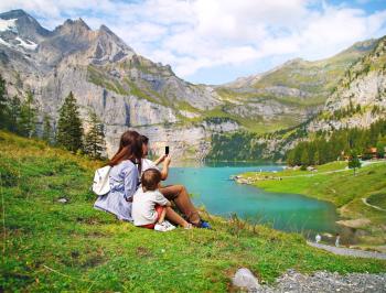 tgv lyria nature travel with a family in the swiss moutains