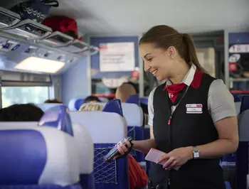 Chef de bord contrôle e-billet voyageur à bord en Standard