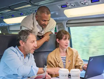 TGV Lyria groupe travaille en Première Signature