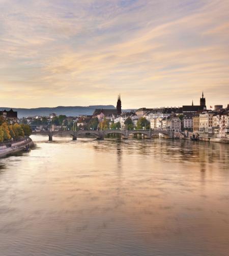 tgv lyria basel sunset rhin