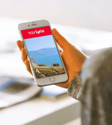 TGV Lyria train ticket booking on your mobile