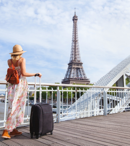 tgv lyria eiffel tower paris summer