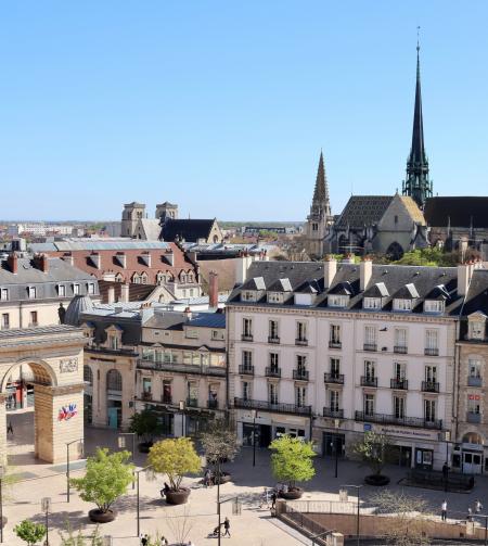 tgv lyria darcy square in dijon