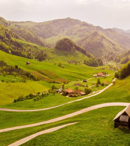 tgv lyria nature swiss landscape