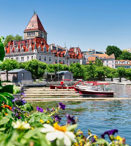 tgv lyria view lausanne lake