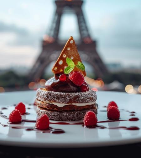 tgv lyria paris eiffel tower food and wine 