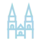 tgv lyria basel cathedral icon blue