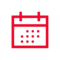 Red calendar icon
