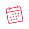 Red calendar icon