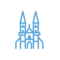 tgv lyria basel cathedral icon blue