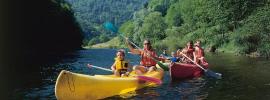 TGV Lyria - Family travel on a Swiss river in summer